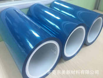 东莞蓝色硅胶PET保护膜在使用后常见的质量问题